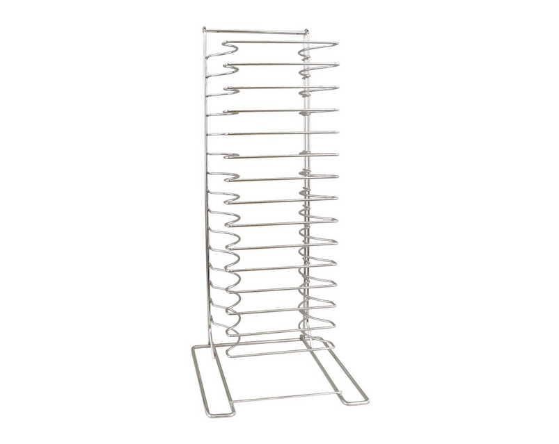 RACK CROMADO PARA MOLDES CALIENTES DE PIZZA - 15 RANURAS (19029) AMERICAN METALCRAFT