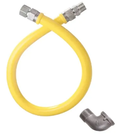 MANGUERA PARA GAS, AMARILLA, 3/4 X 48