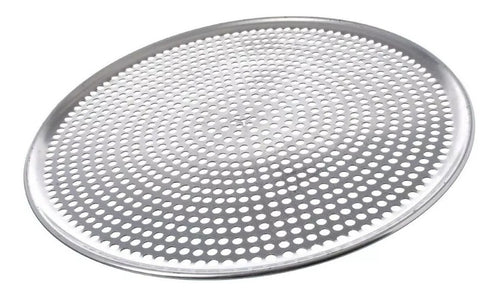 Charola perforada circular para pizza de 15